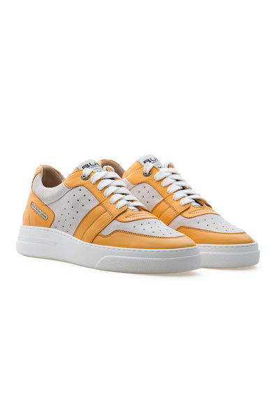 BUB Skywalker - Yellow Mellow - Calf Leather & Suede - Men's Sneakers - BUB Leather Shoes