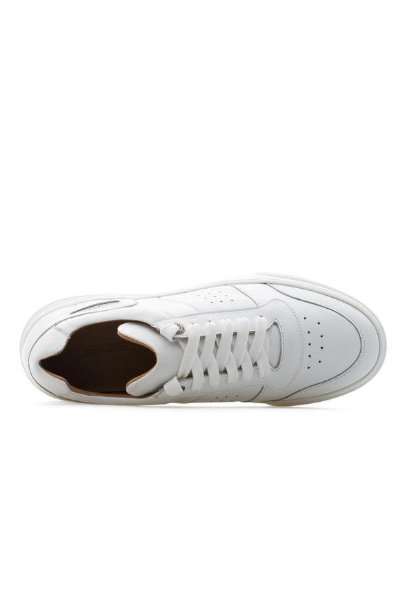 BUB Cray - Pure White - Calf Leather - Men's Sneakers - BUB Leather Shoes