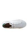 BUB Fleek - Pure White & Green - Calf Leather & Suede - Men's Sneakers - BUB Leather Shoes
