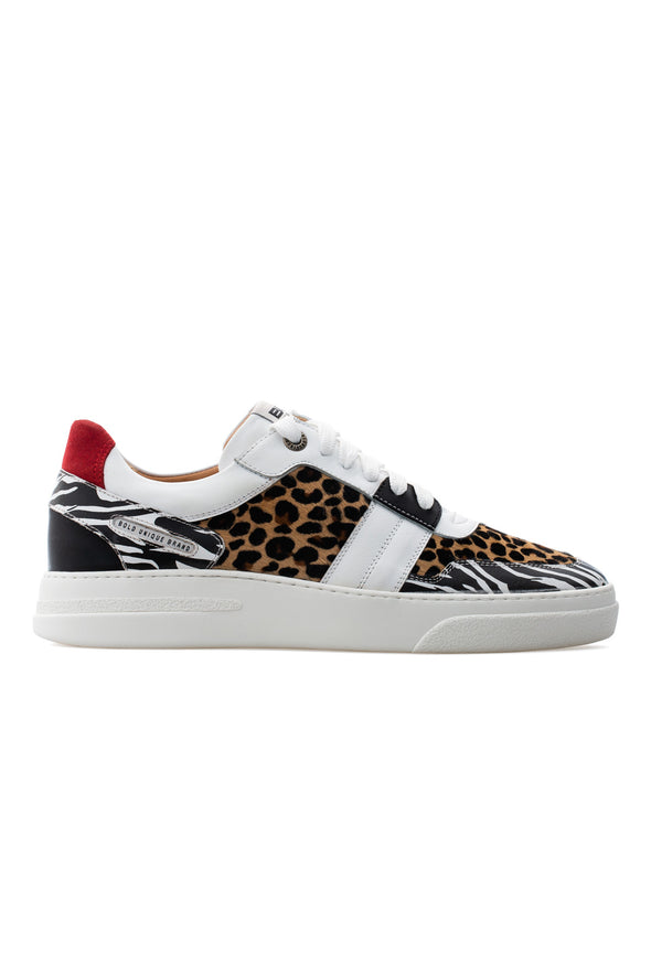 BUB Skywalker - Wild Leo - Calf Hair & Leather & Suede - Men's Sneakers - BUB Leather Shoes