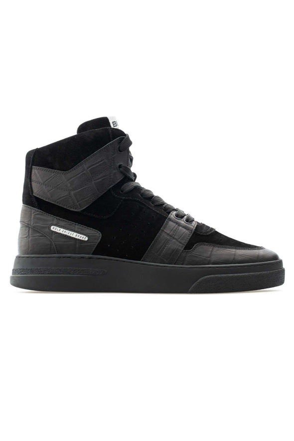 BUB Skywalker - Black Croc - Calf Leather (Embossed) & Suede - Men's Sneakers