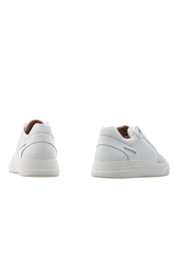 BUB Trill - Froth Milk - Calf Leather & Suede - Men's Sneakers - BUB Leather Shoes