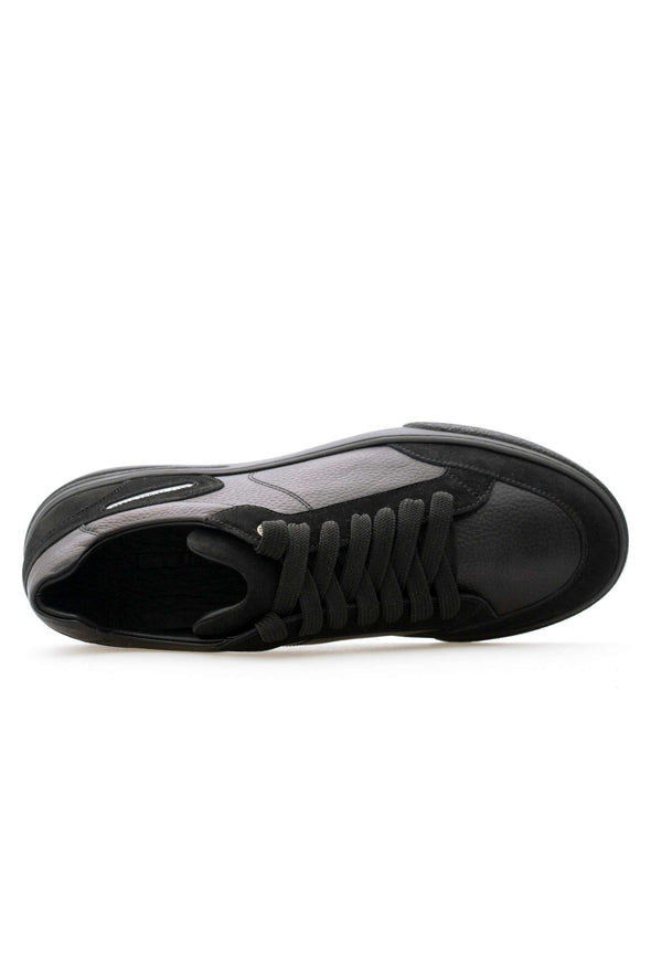 BUB Trill - Nuite - Nubuck & Calf Grain Leather - Men's Sneakers