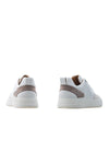 BUB Woke - Mink & White & Light Cream - Calf Leather & Suede - Men's Sneakers - BUB Leather Shoes